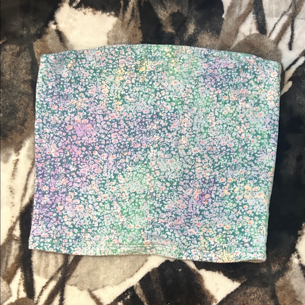 Floral Print Women's Tube Top